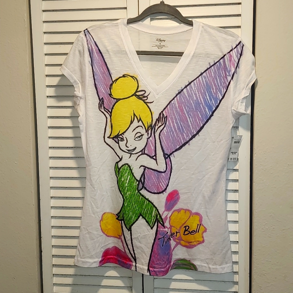 Disney Store NWT Tinker Bell shirt